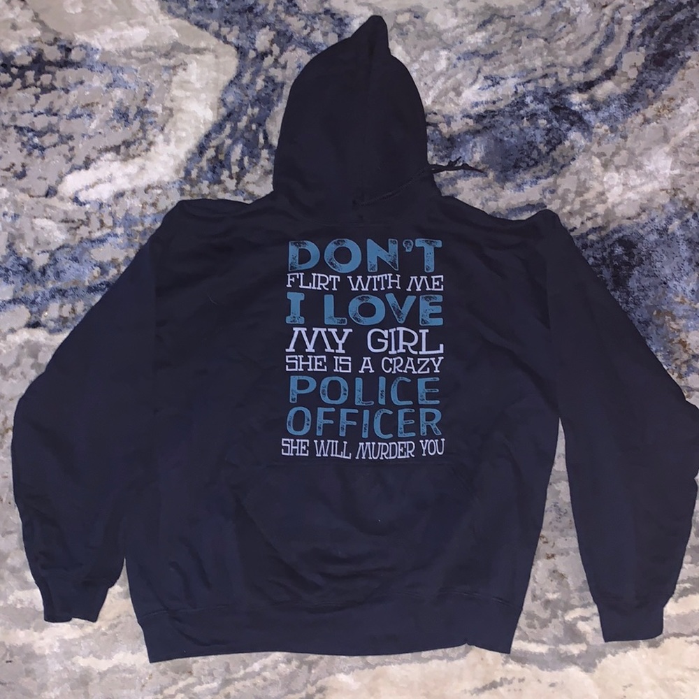 Men’s pullover hoody. Dark navy sz XL